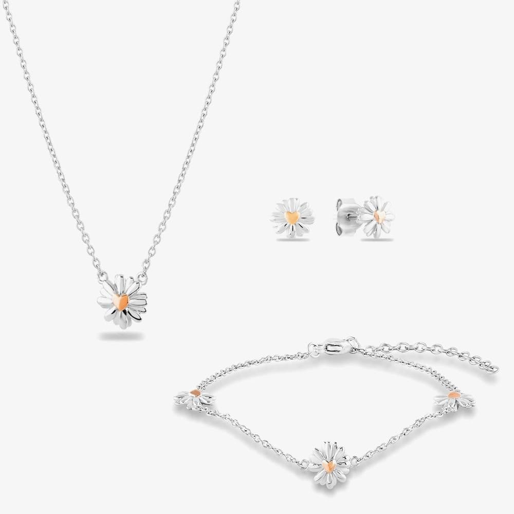 Rosa Lea Rosa Lea Women's Triple Daisy Bracelet AM-2THB028307 in Silver - 1