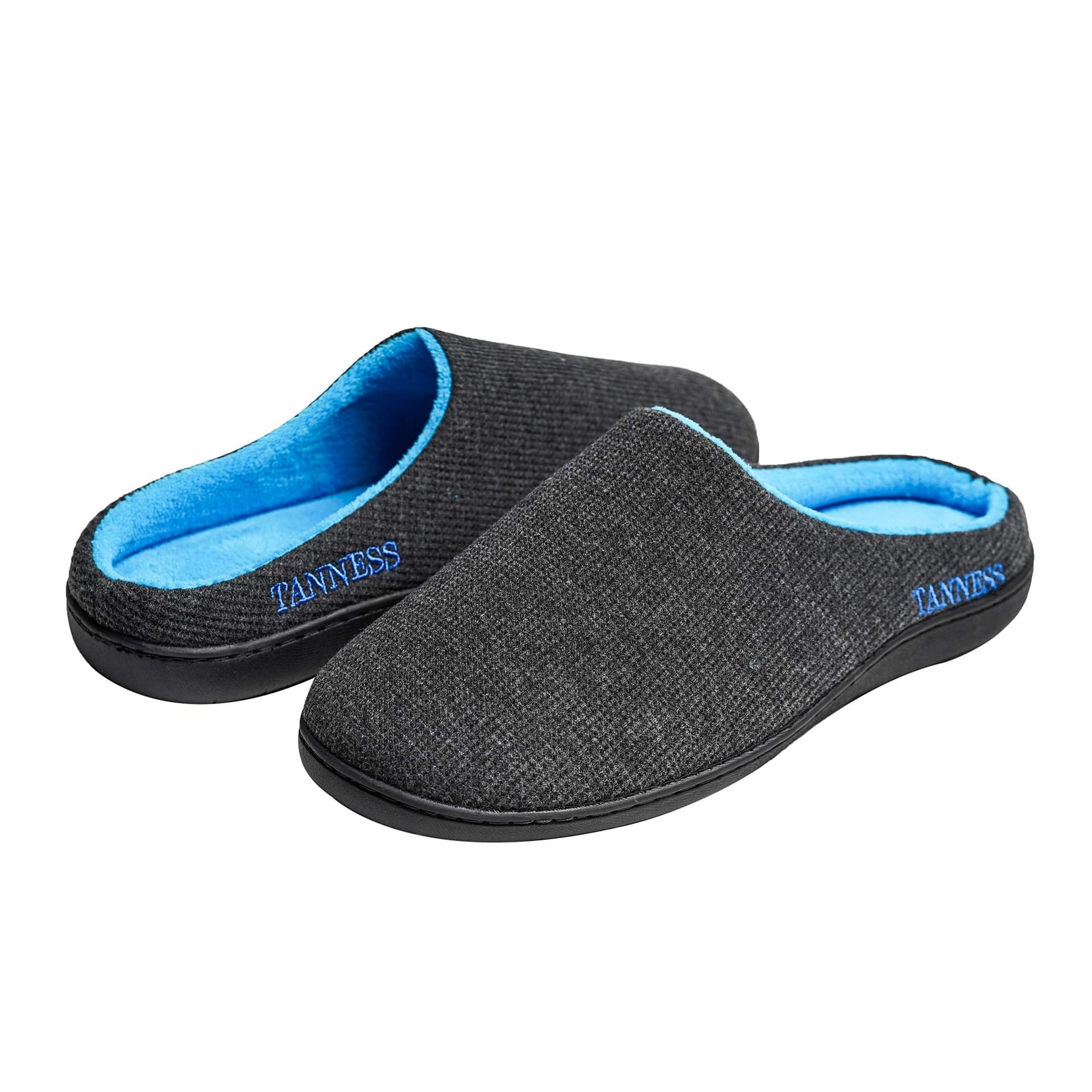Tanness Tanness Two-Tone Memory Foam Men's Slippers - Size 8-9