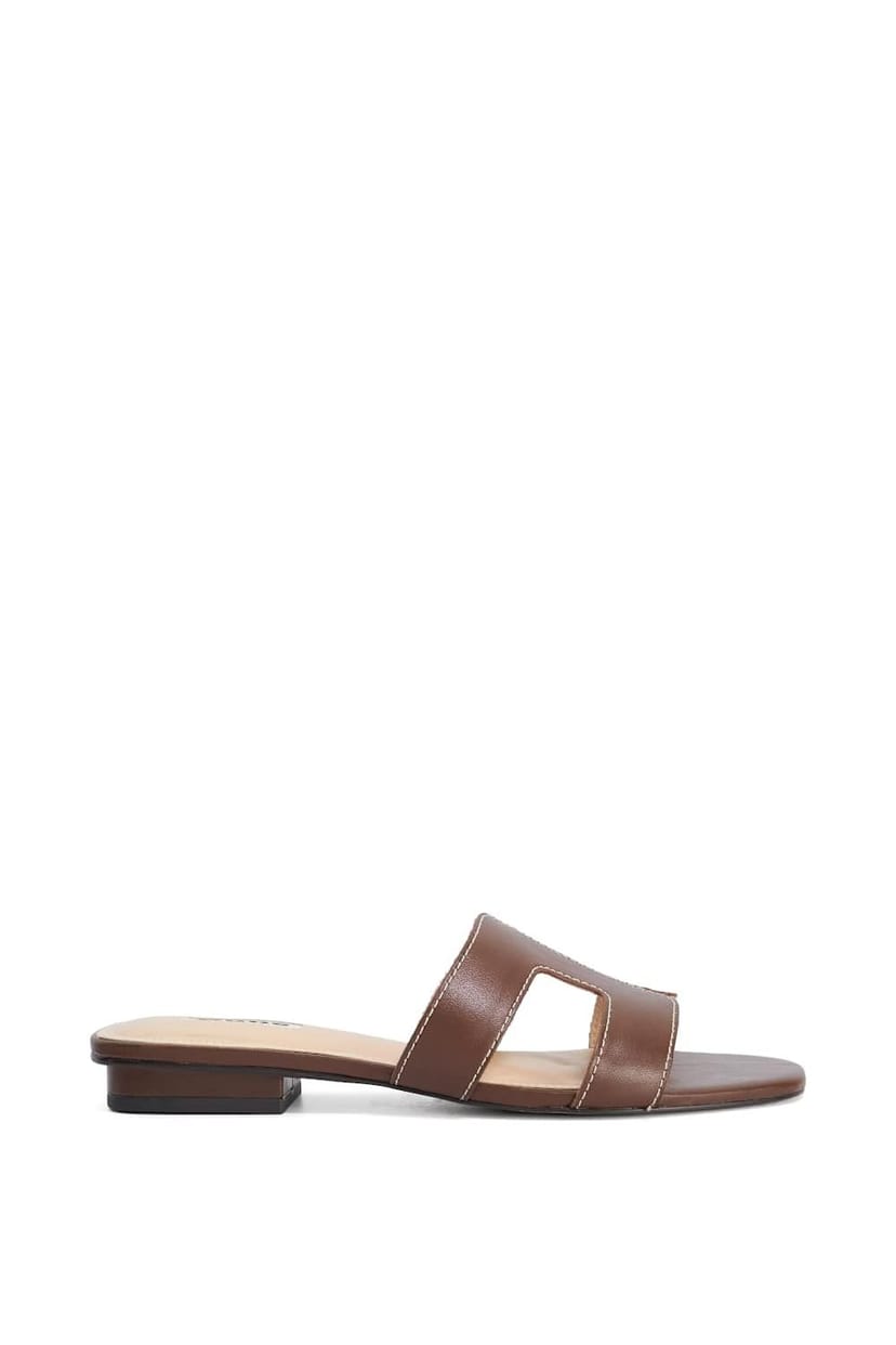 Dune London Dune London Women's 'Loupe' Leather Sandals in Brown - 1