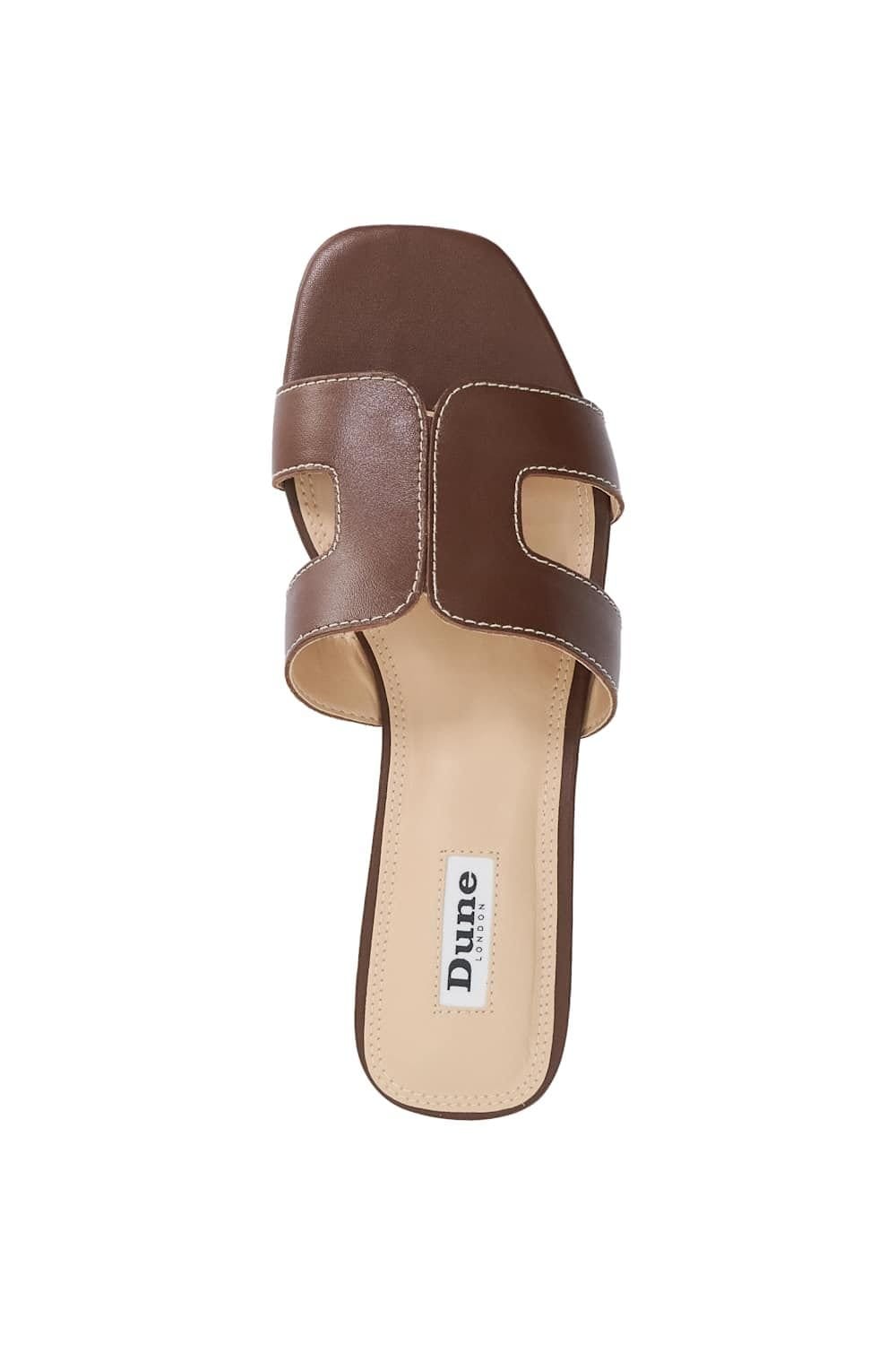 Dune London Dune London Women's 'Loupe' Leather Sandals in Brown - 4