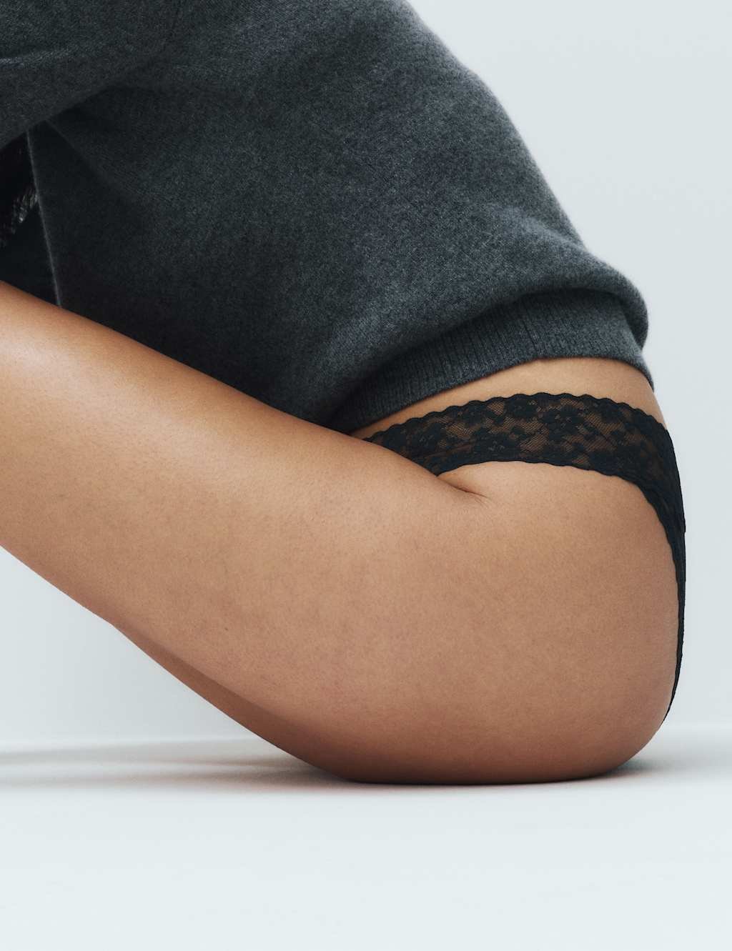 Marks & Spencer M&S 3 Pack Lace Brazilian Knickers Black Mix - 3