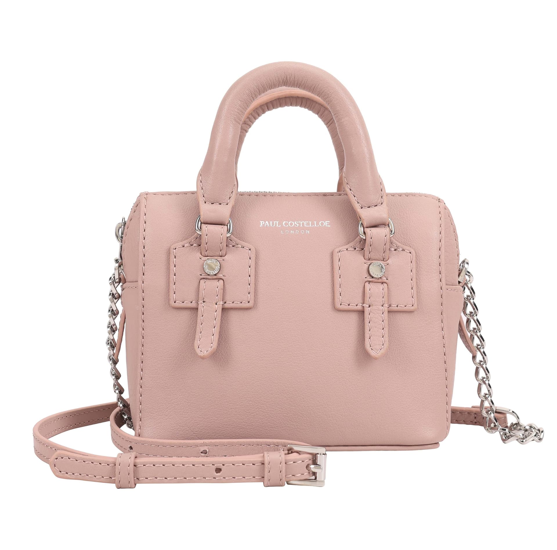 Paul Costelloe Paul Costelloe Women's Bonita Leather Multi Way Bag in Rose