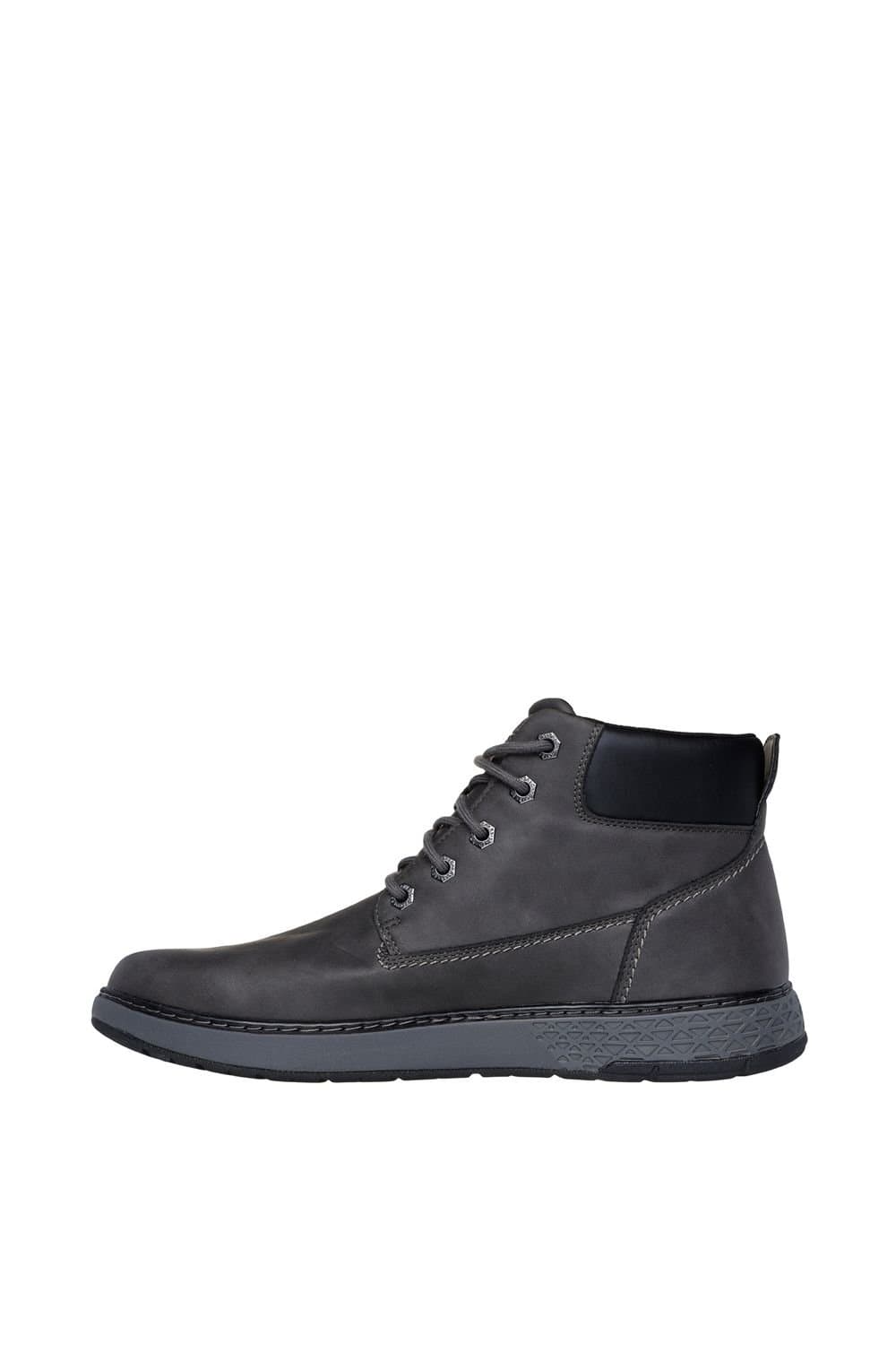 Skechers Skechers Men's Charcoal Waterproof Lace-Up Boots
