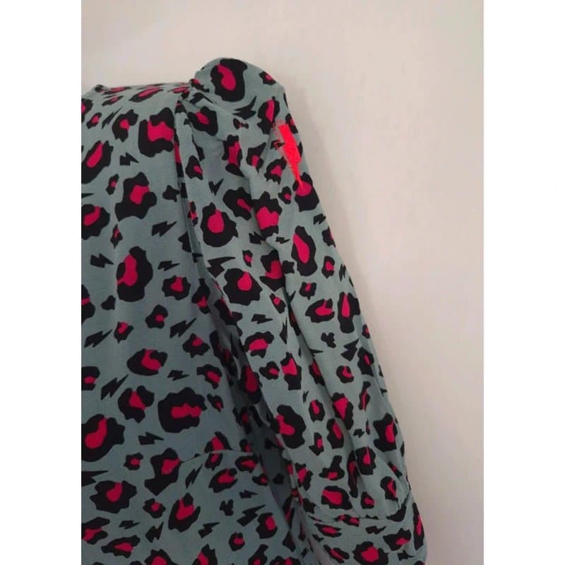 Scamp & Dude Scamp & Dude edgy leopardprint midaxi dress UK size 8