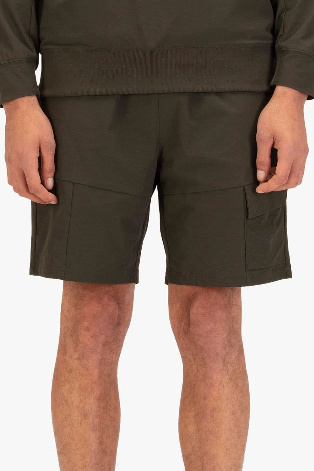 Luke 1977 Luke 1977 Dark Green Nylon Tech Shorts