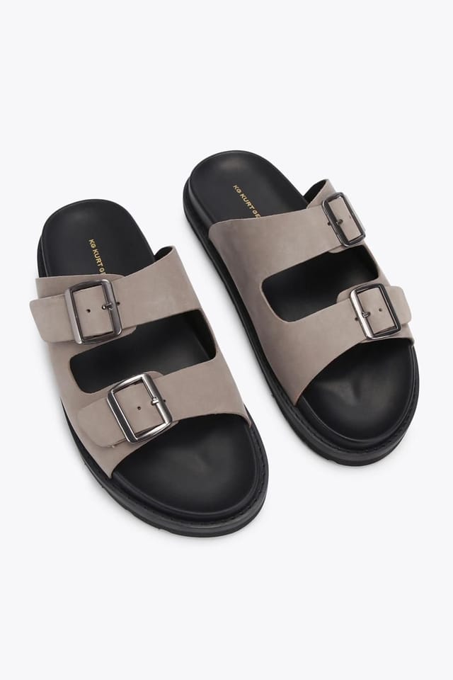 KG Kurt Geiger KG Kurt Geiger Men's 'Lisbon' Leather Sandals in Beige - 2
