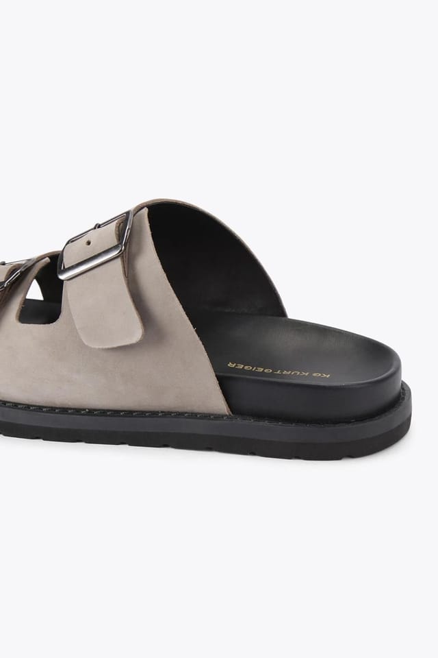 KG Kurt Geiger KG Kurt Geiger Men's 'Lisbon' Leather Sandals in Beige - 3