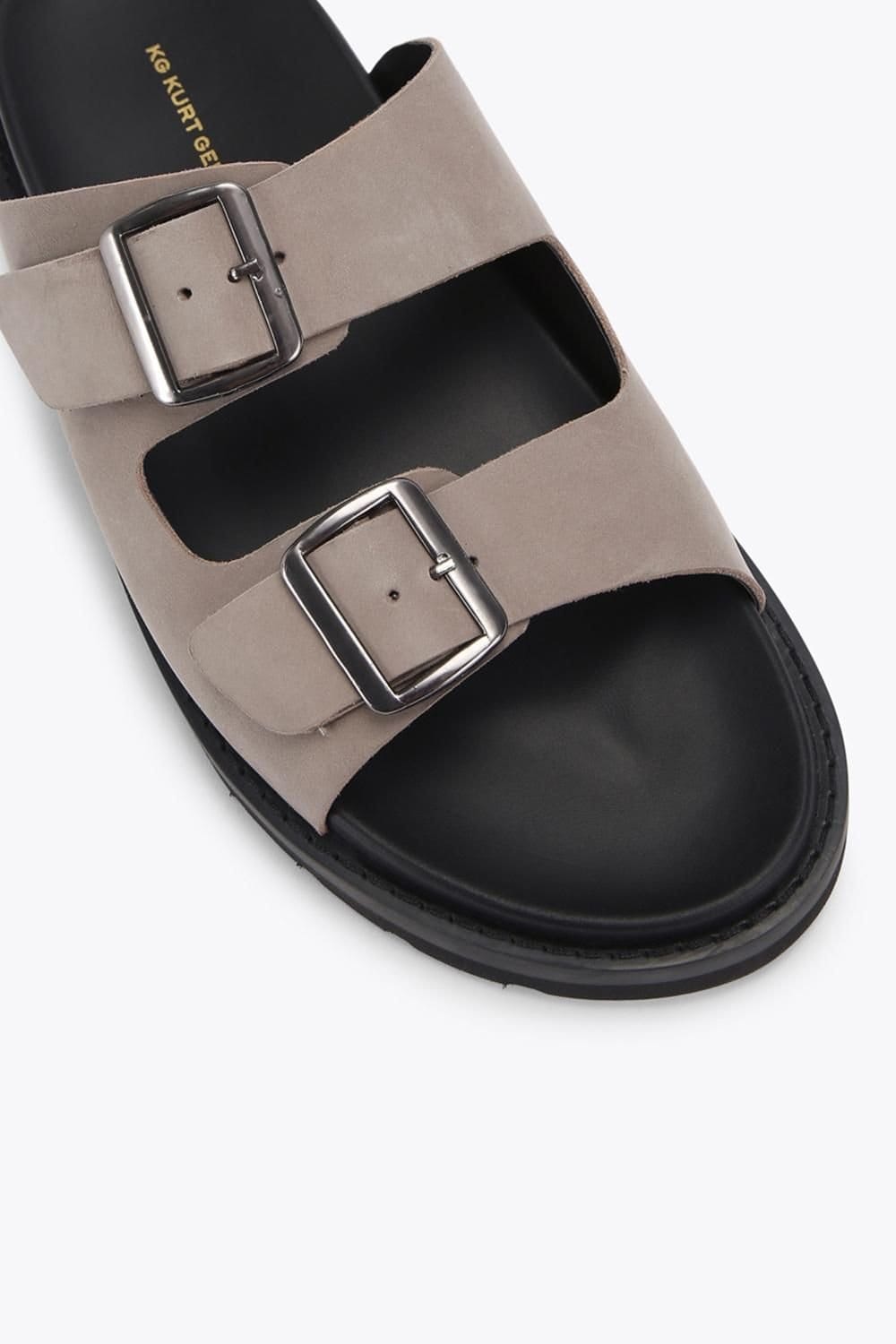 KG Kurt Geiger KG Kurt Geiger Men's 'Lisbon' Leather Sandals in Beige - 4