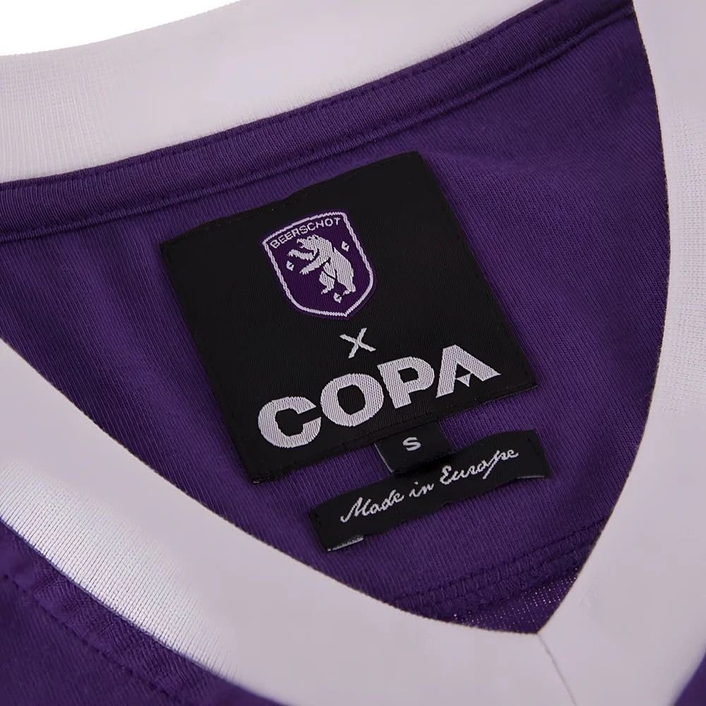 Beerschot Beerschot Men's Personalised Retro 1979 Football Shirt in Purple - 4