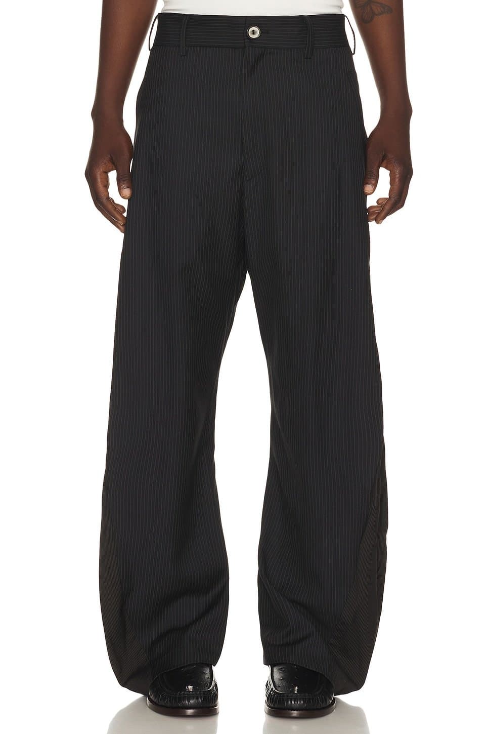 revolve Twisted Seam Stripewide Leg Trousers