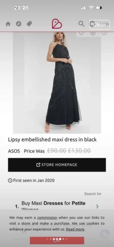 Lipsy Lipsy - New £130 Embellished Chiffon Maxi Evening dress -12