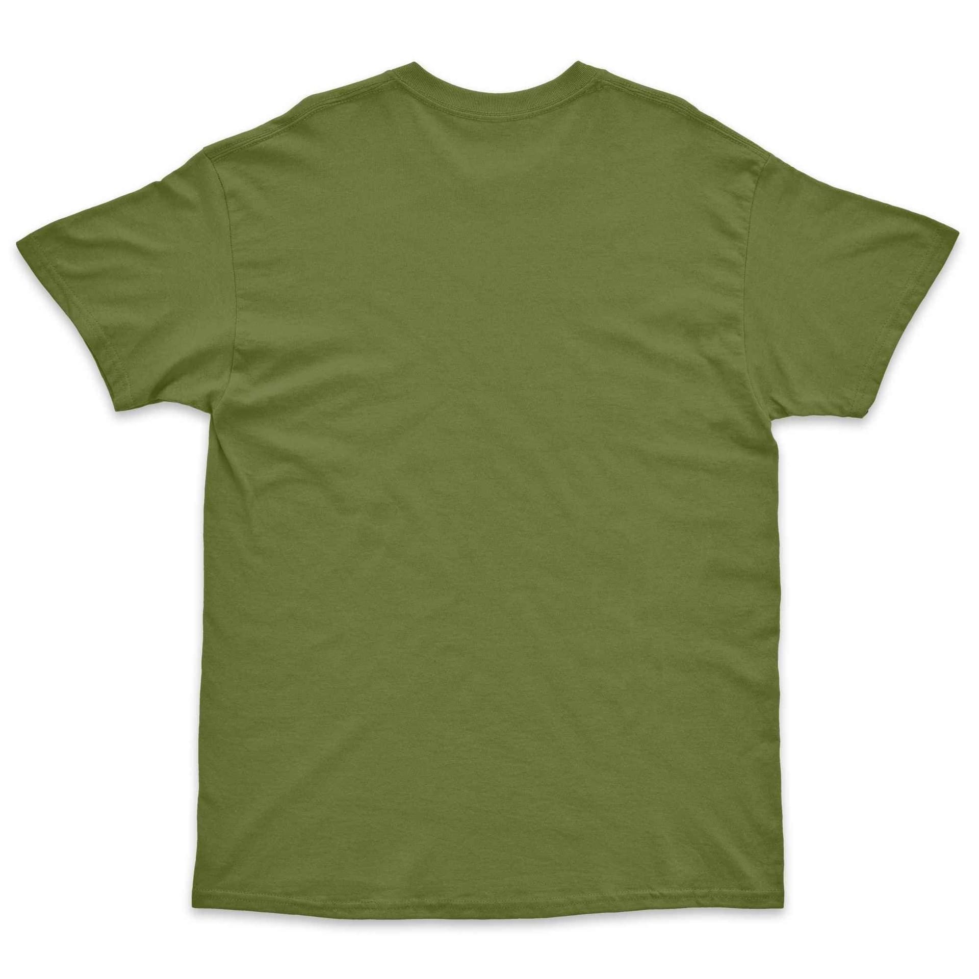 Bad Zebedee Bad Zebedee Men's Retro Lines Kayak T-Shirt in Khaki - 4