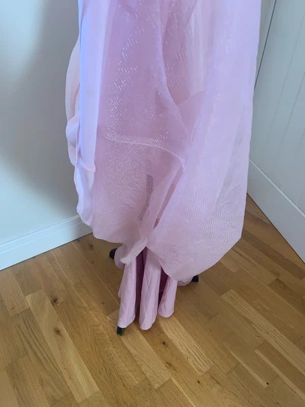 Chi Chi London Chi Chi London Pink Chiffon Maxi Dress - New Without Tags