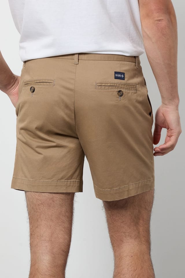 Maine Maine Men's Premium Skipper Shorts in Stone - 3