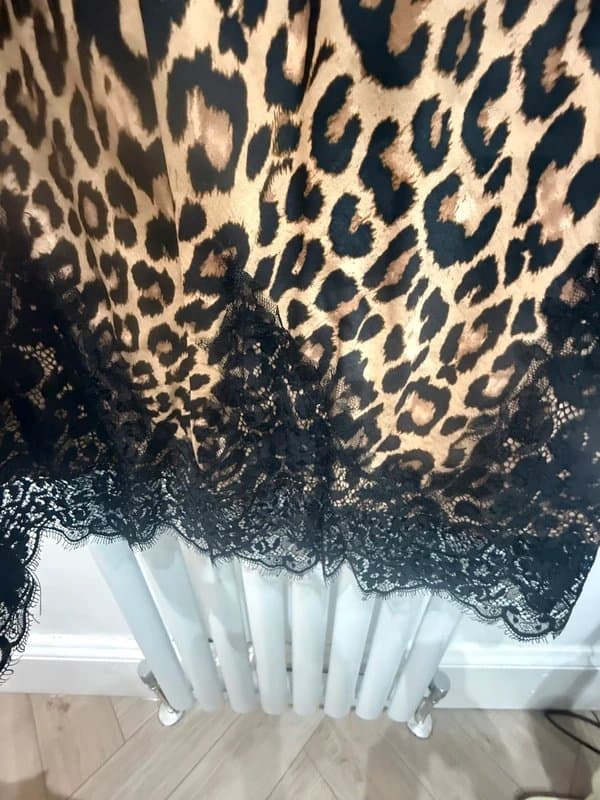 Never Fully Dressed Never fully dressed silky animal print skirt