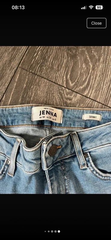 New Look Flower Skinny Jeans