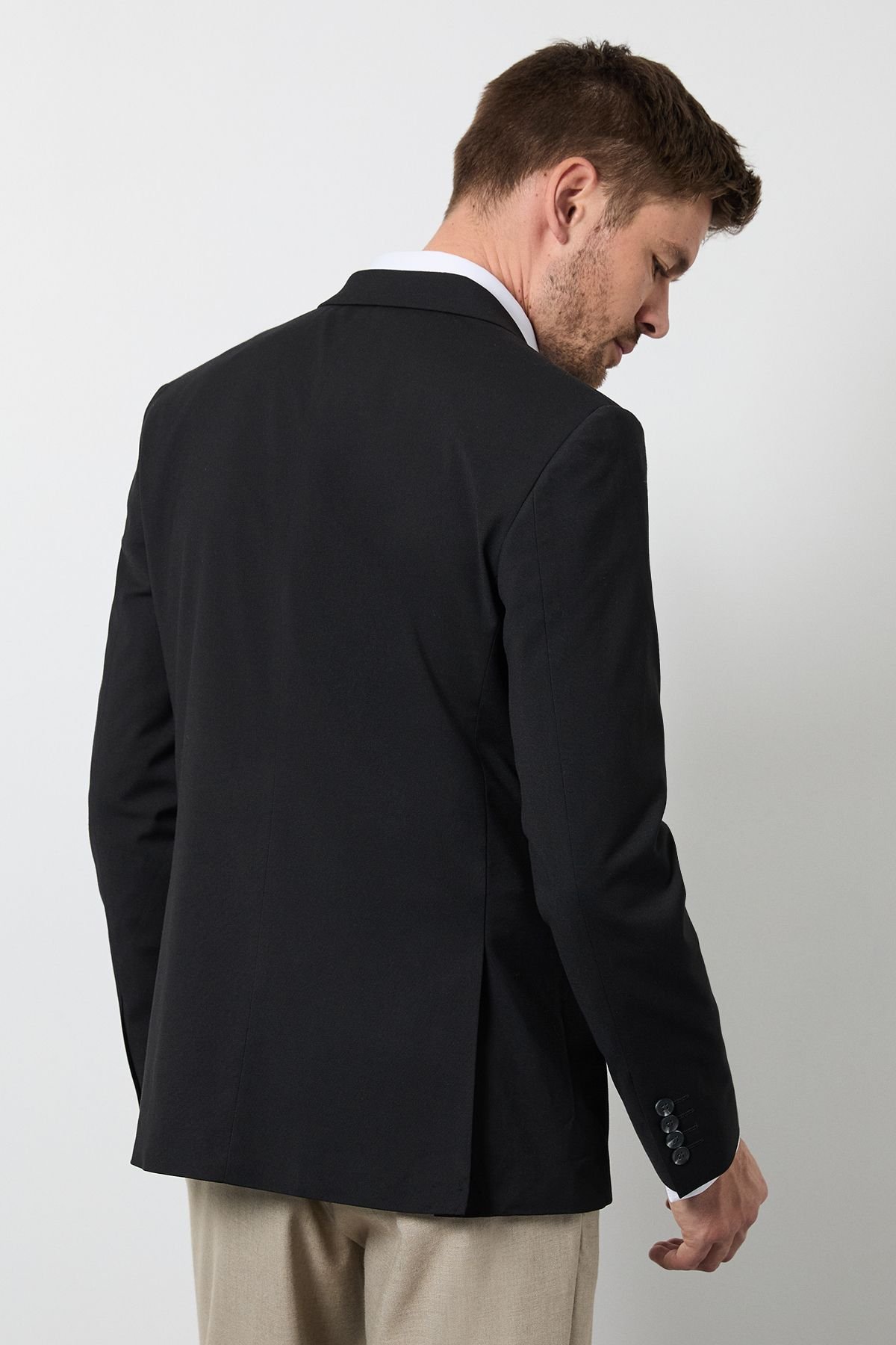 Burton Burton Men's Essential Double Breasted Blazer in Black - 4