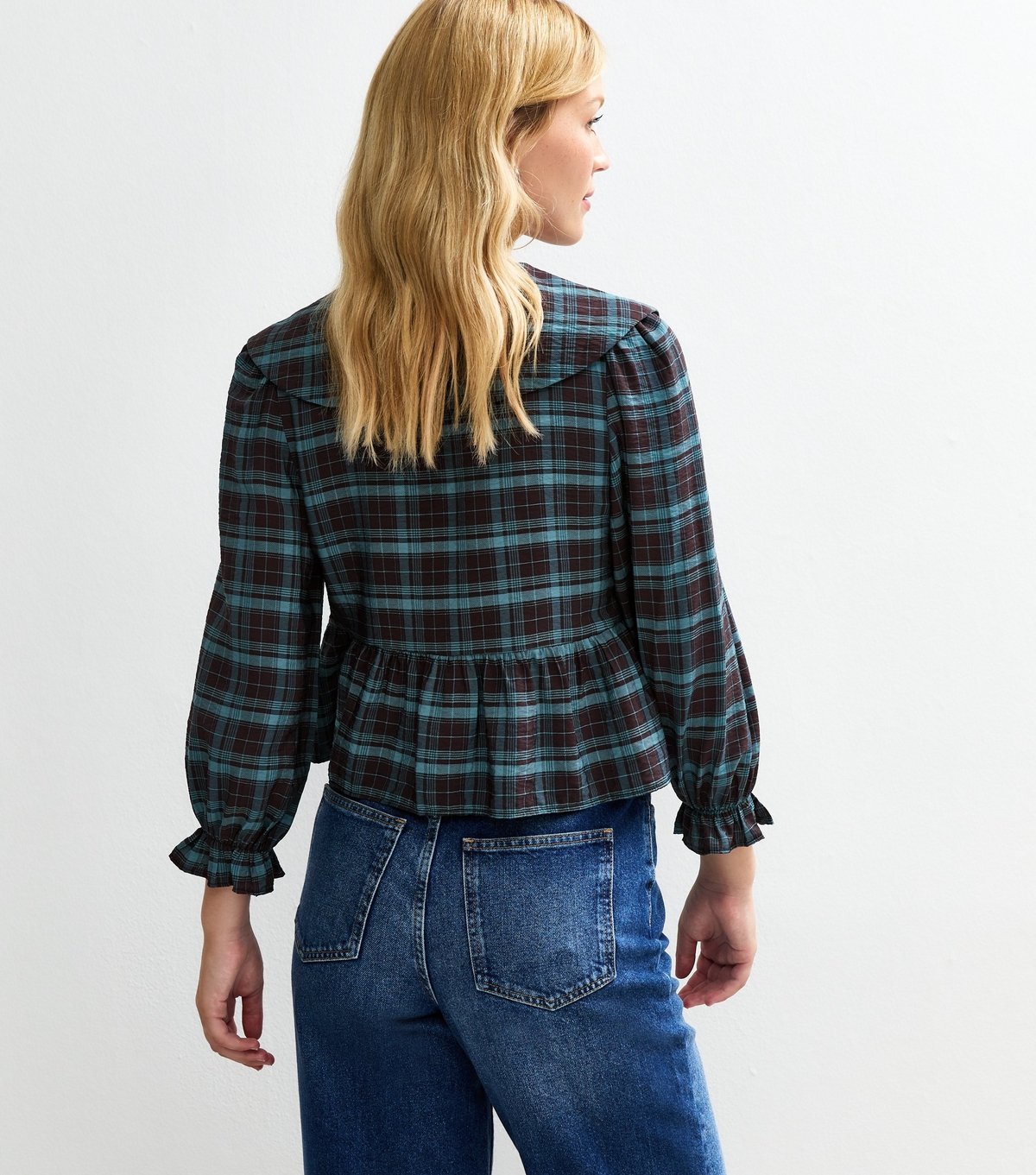 New Look Women's Brown Checked Tie Up Shirt New Look - 4