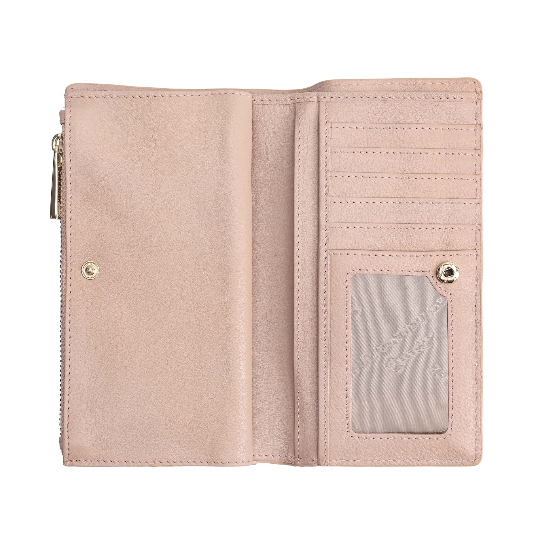 Paul Costelloe Paul Costelloe Women's Taza Leather Purse in Rose - 4