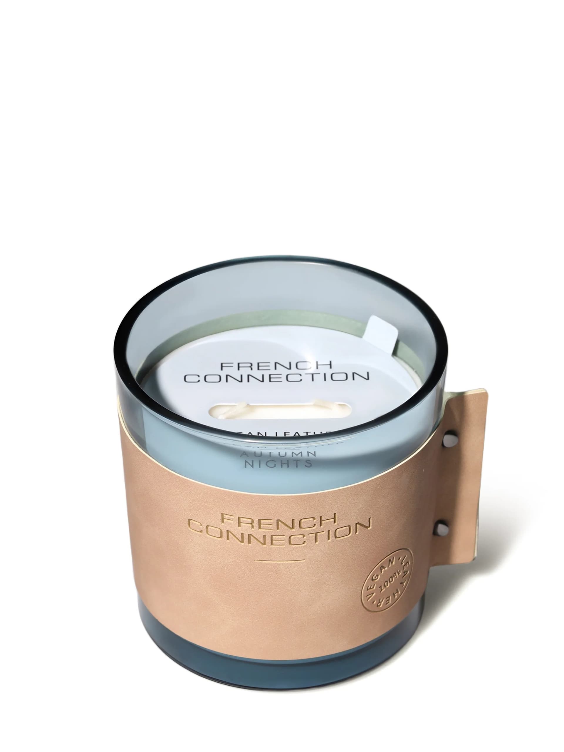 French Connection Autumn Night Vegan Leather Candle Autumn Night