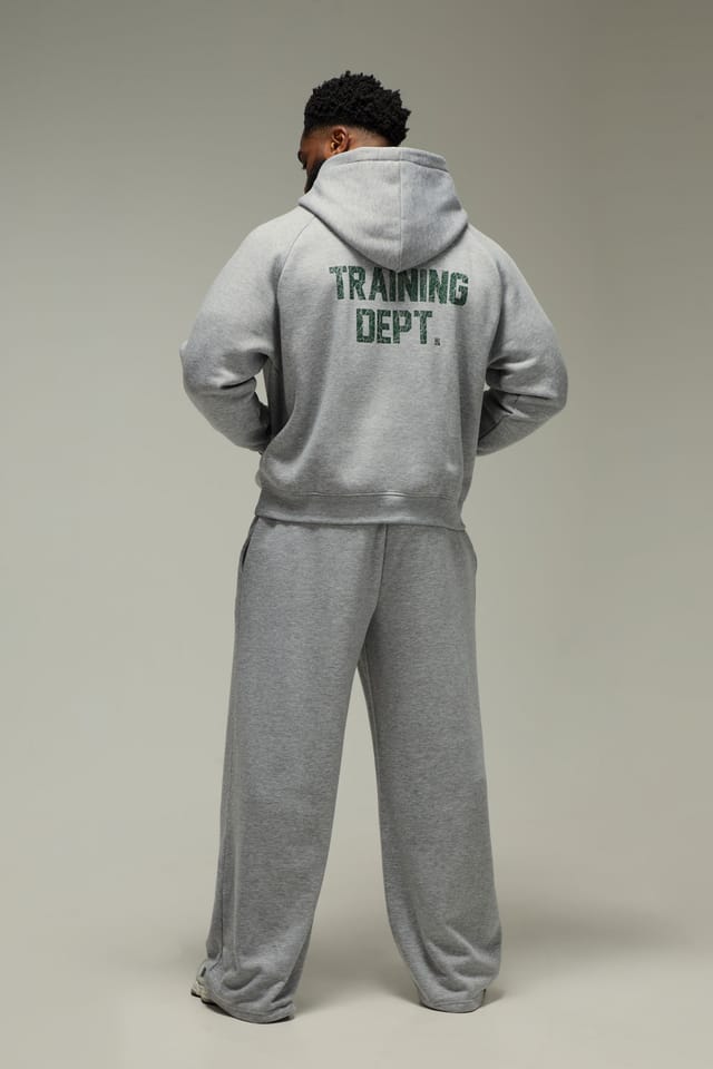 Training Dept. Training Dept. Men's Training Dept Oversized Boxy Hoodie in Grey - 2