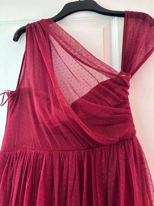 ASOS ASOS red chiffon dress
