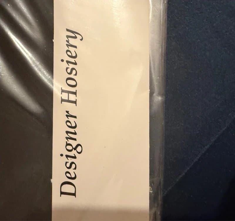 Sock Snob NEW designer sock snob 50 denier stockings black nude hold ups hosiery tights size 10 12 14 opaque