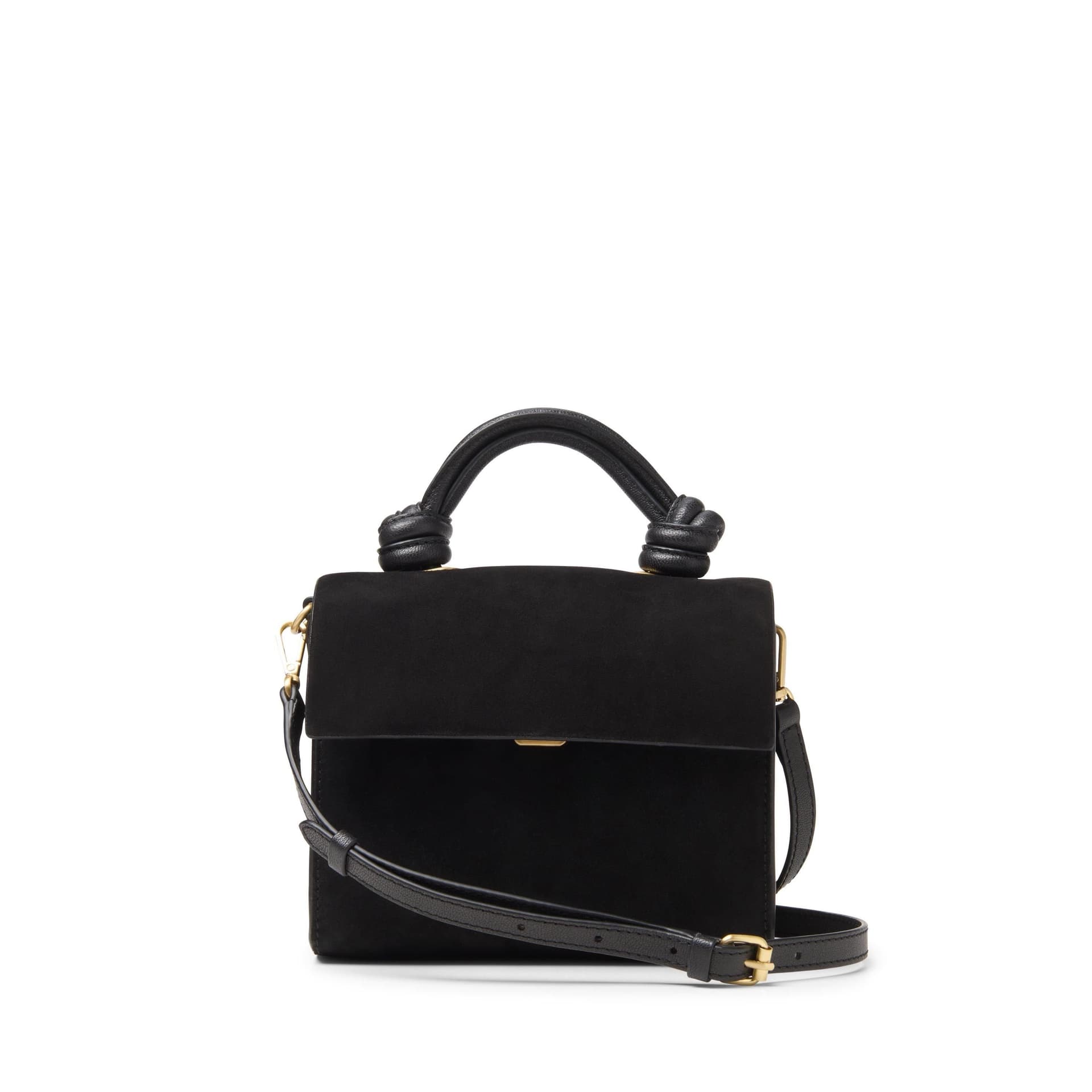 Clarks Clarks Women's Roslyn Ritzy Black Suede Clutch Bag