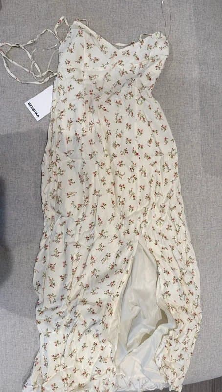 Bershka Bershka Floral Dress With Slit