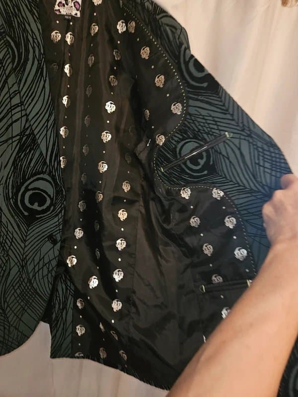 Twisted tailor Dark green/black blazer