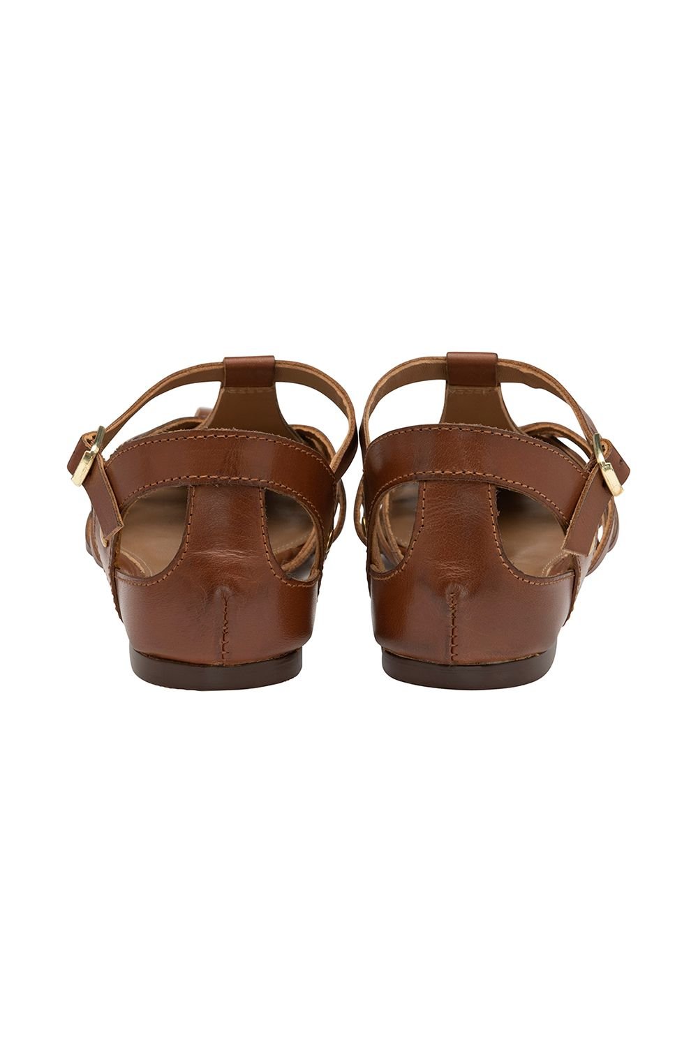 Ravel Ravel Women's 'Etter' Leather Flat Sandals in Tan - 3