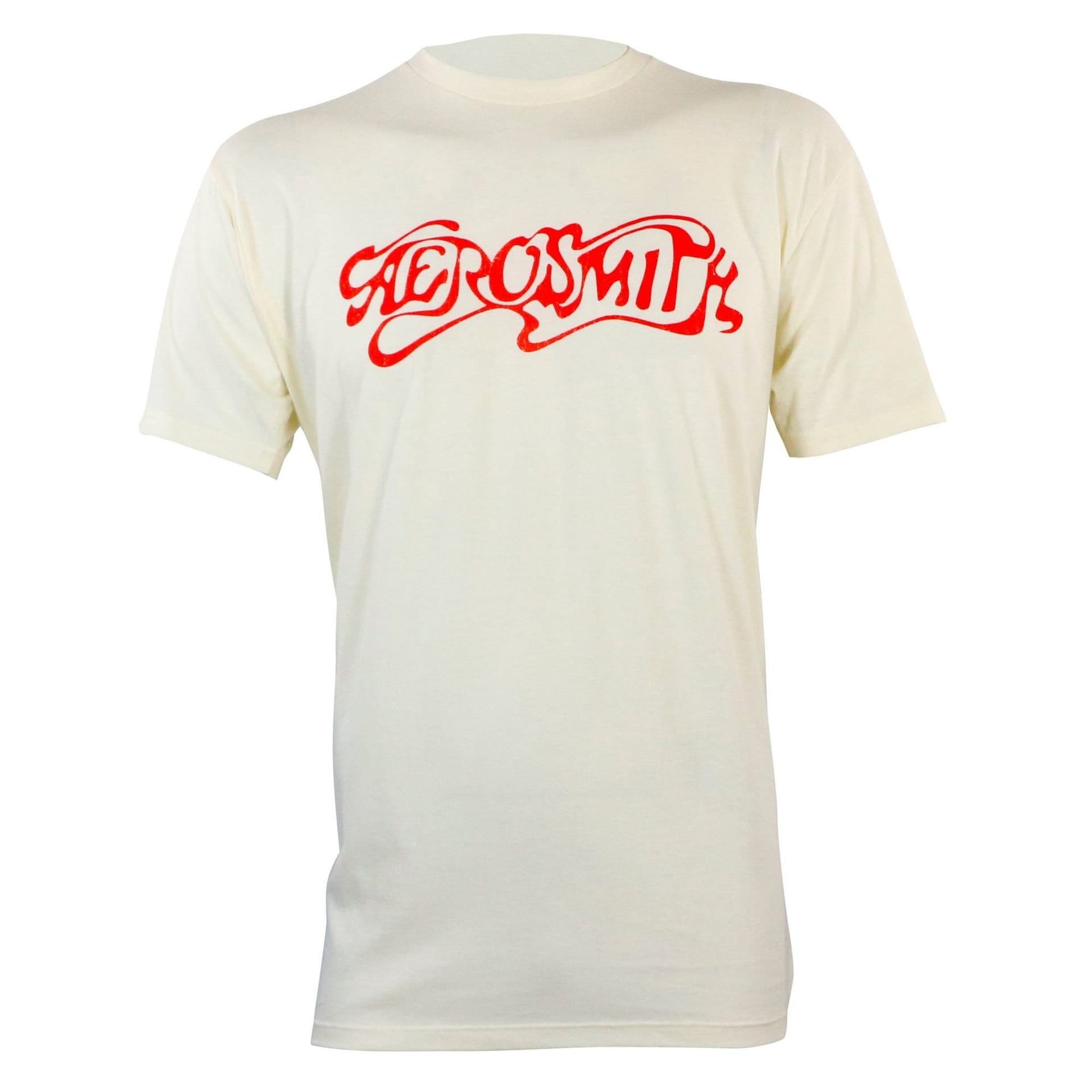 Aerosmith Men's Logo Cotton T-Shirt in Natural