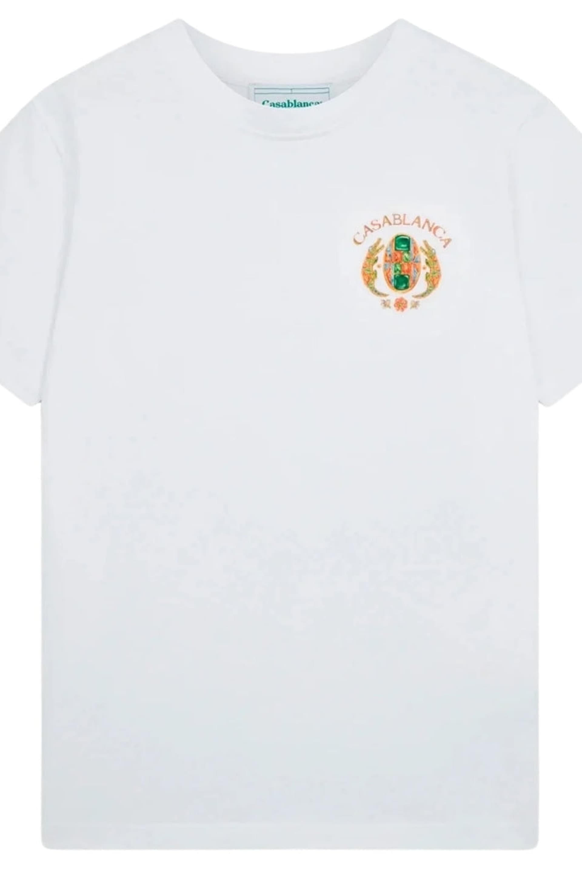 Casablanca Casablanca Men's Joyaux D'afrique Tennis Club Short Sleeve Round T-shirt in White