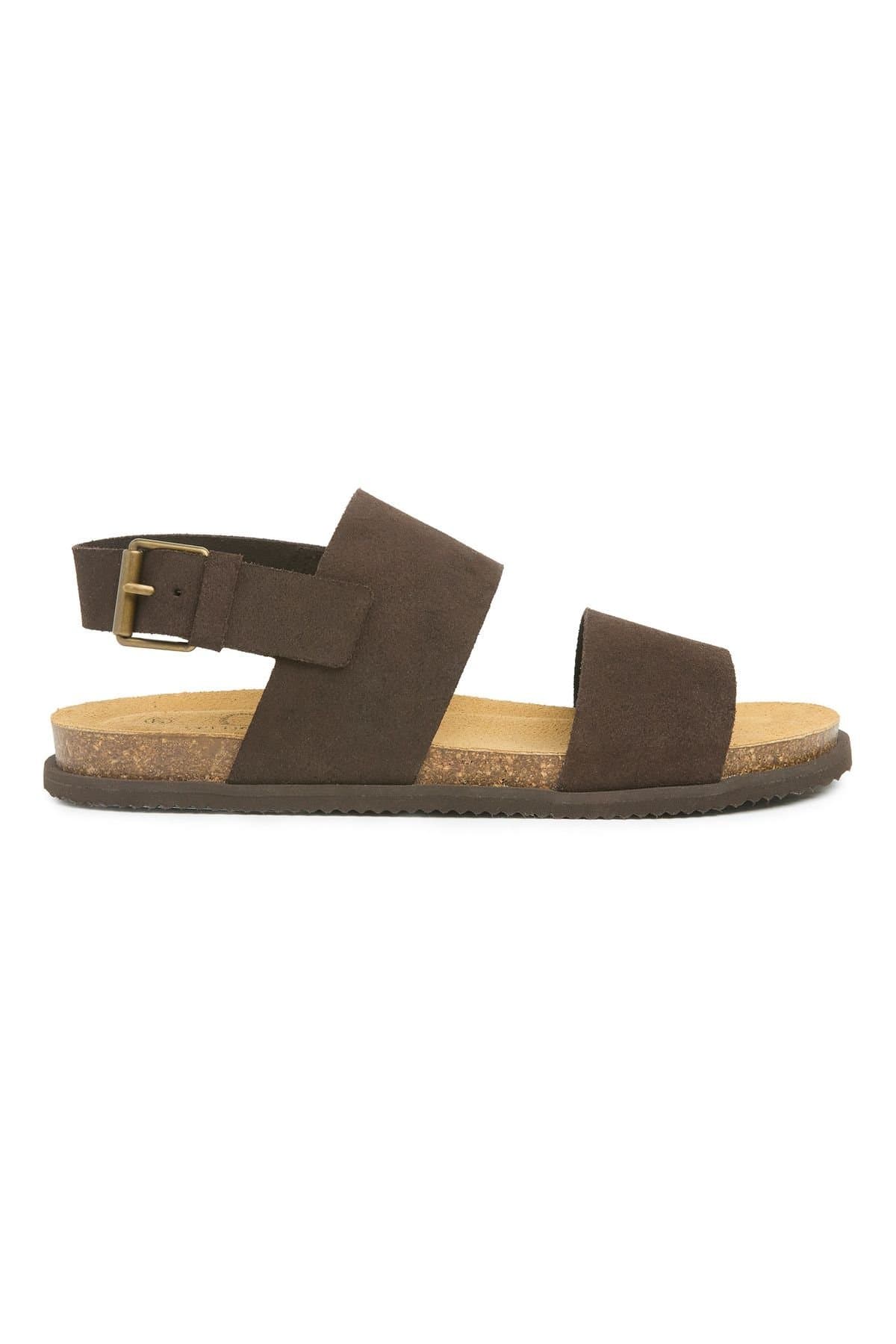 Celtic & Co Celtic & Co Women's Double Strap Sandal in Dark Brown