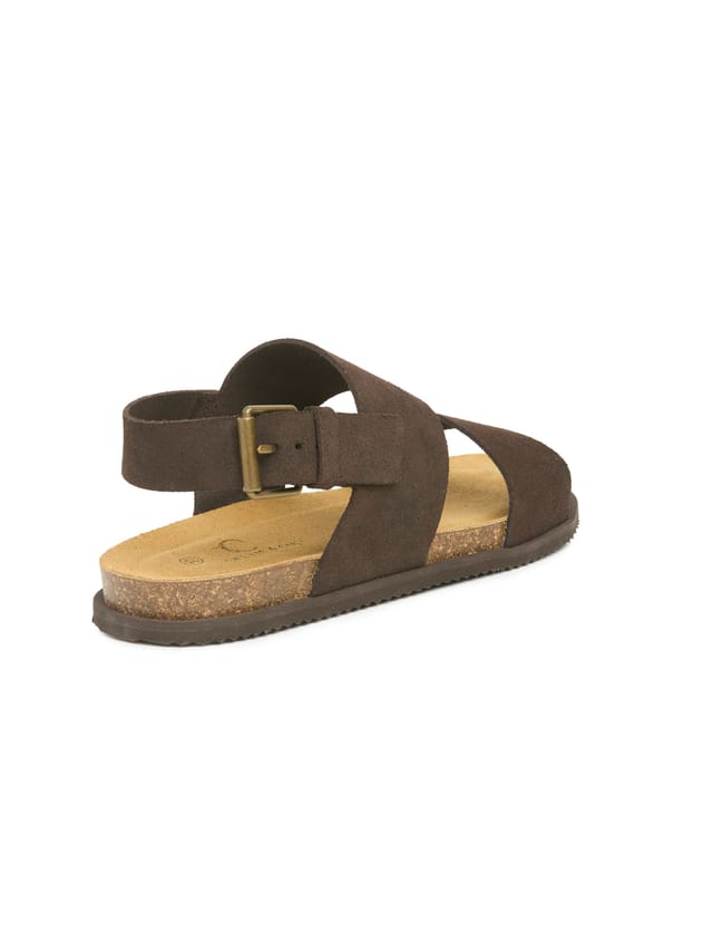 Celtic & Co Celtic & Co Women's Double Strap Sandal in Dark Brown - 2