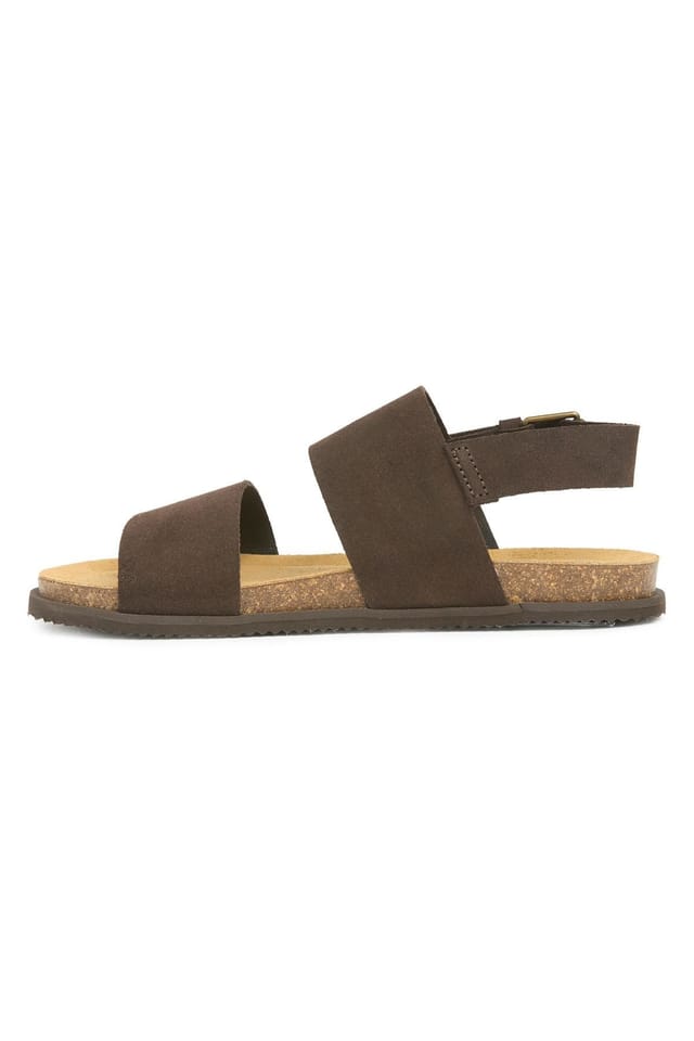 Celtic & Co Celtic & Co Women's Double Strap Sandal in Dark Brown - 3
