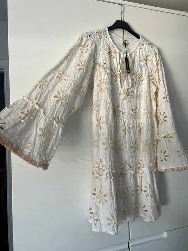 River Island River island boho style flower embroidery dress - 1