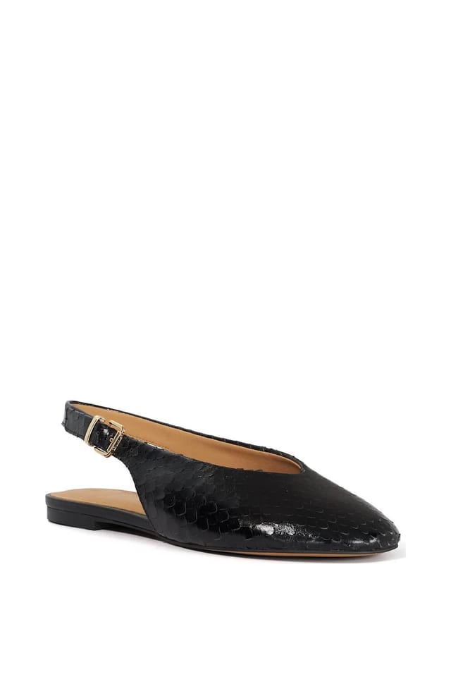 Dune London Dune London Women's 'Honora' Leather Ballet Pumps in Black - 2