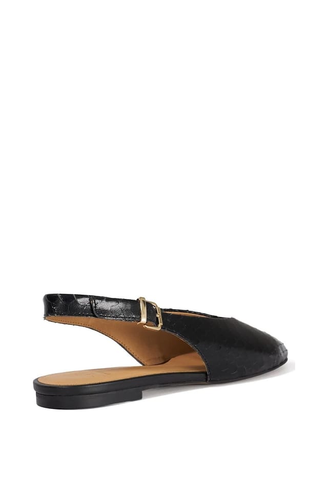 Dune London Dune London Women's 'Honora' Leather Ballet Pumps in Black - 3
