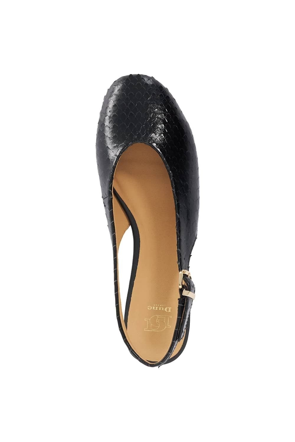 Dune London Dune London Women's 'Honora' Leather Ballet Pumps in Black - 4