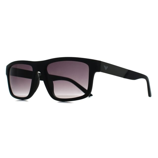 Emporio Armani Emporio Armani Men's Rectangle Matte Black Grey Gradient EA4244U - 2
