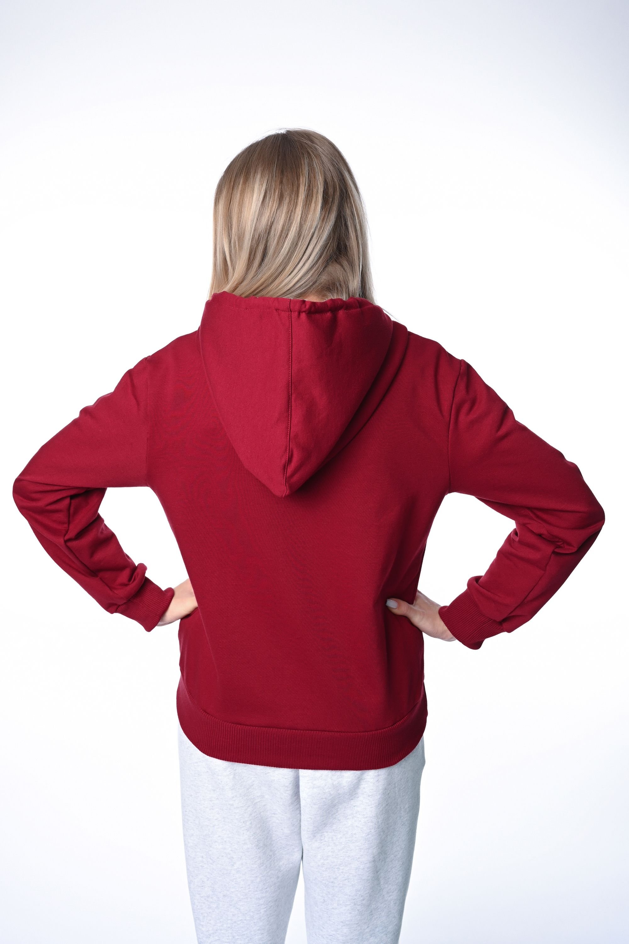 4 The Bants 4 The Bants Women's Series 2 Hoodie with Silk Lined Hood in Maroon - 2