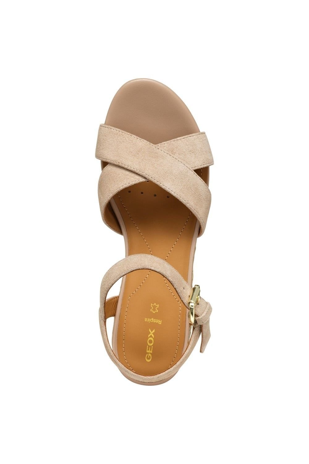 Geox Geox Women's D Ischia Corda Sandals in Beige - 4