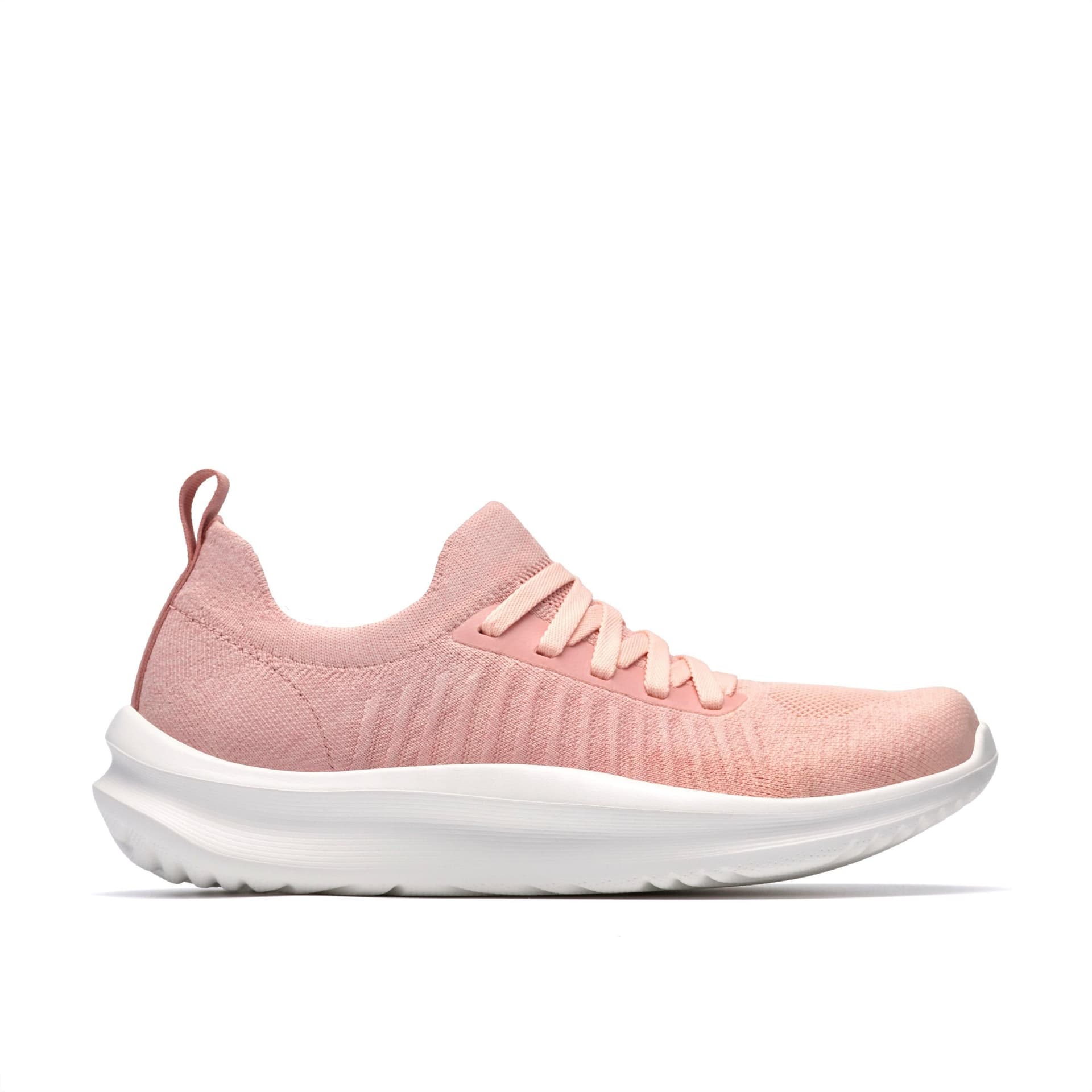 Clarks Clarks Women's Solevana Lace Dusty Pink Trainers