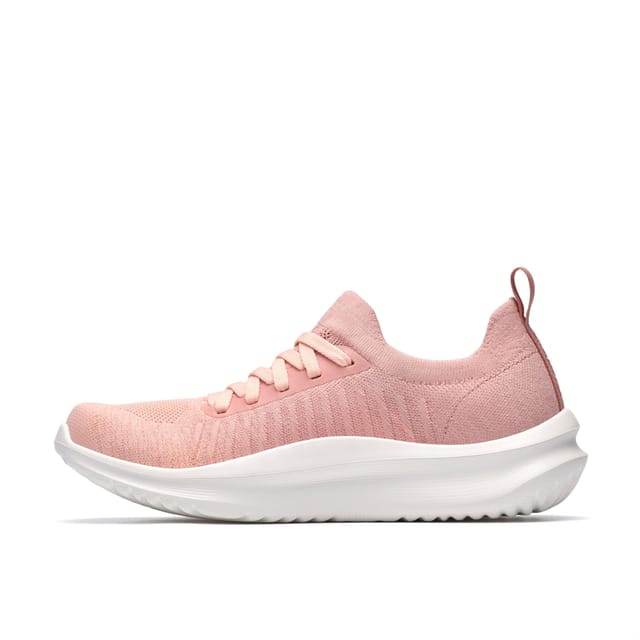 Clarks Clarks Women's Solevana Lace Dusty Pink Trainers - 2