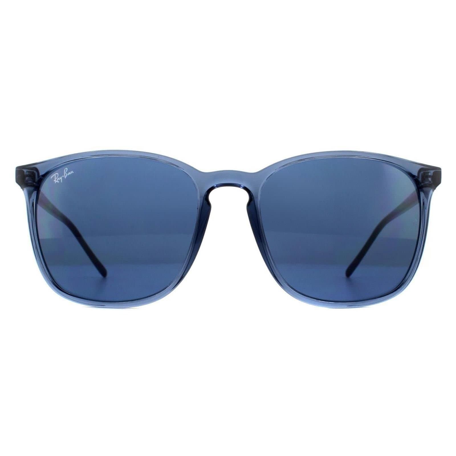 Ray-Ban Ray-Ban Men's Square Transparrent Blue Blue Gradient RB4387 Sunglasses