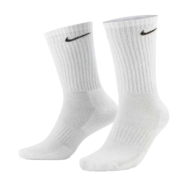Nike Nike Men's Cushioned Everyday Boot Socks (Pack of 3) in White - 3