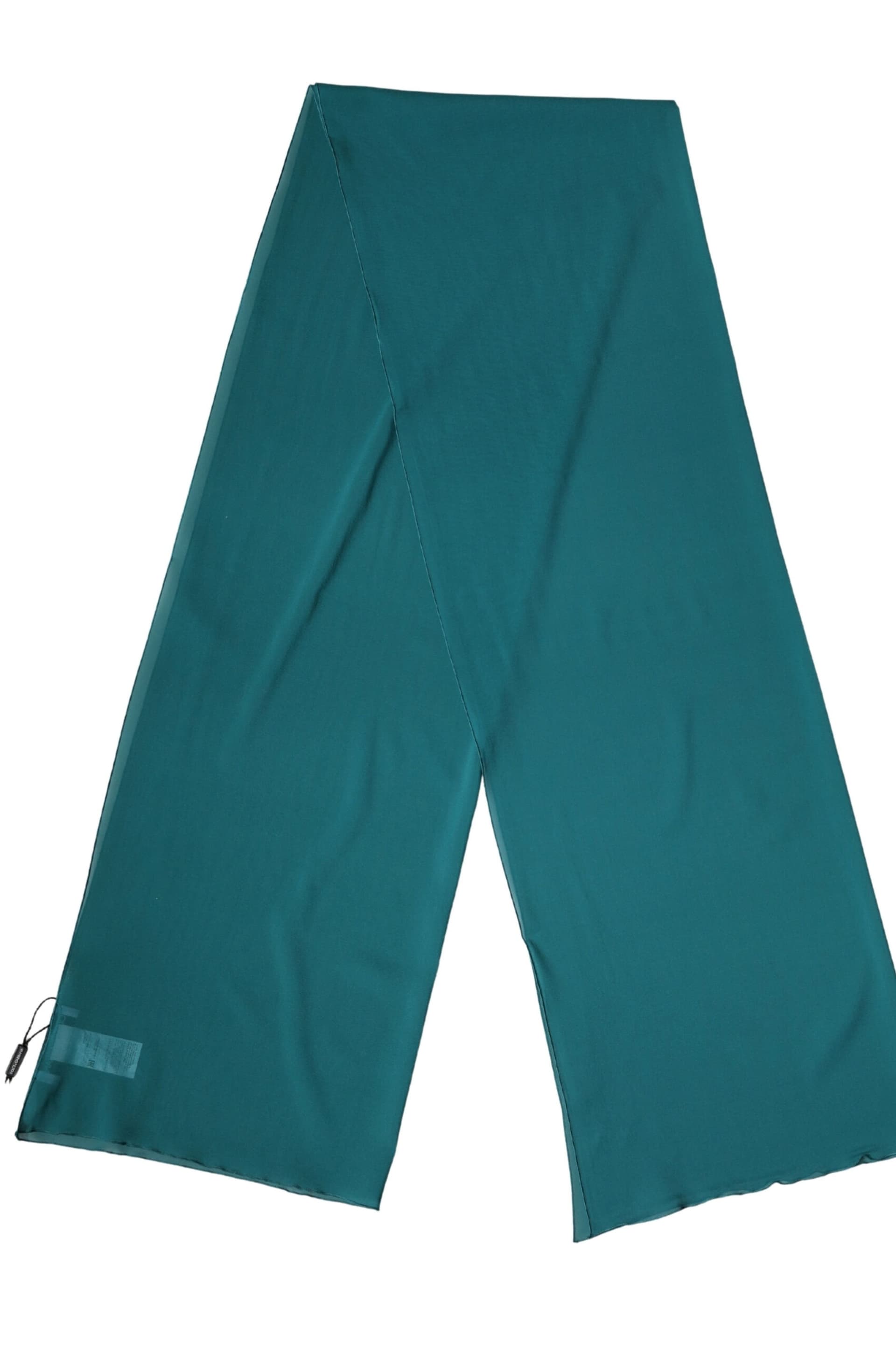 Dolce & Gabbana Dolce & Gabbana Women's Silk Neck Wrap Shawl Stole Scarf in Teal