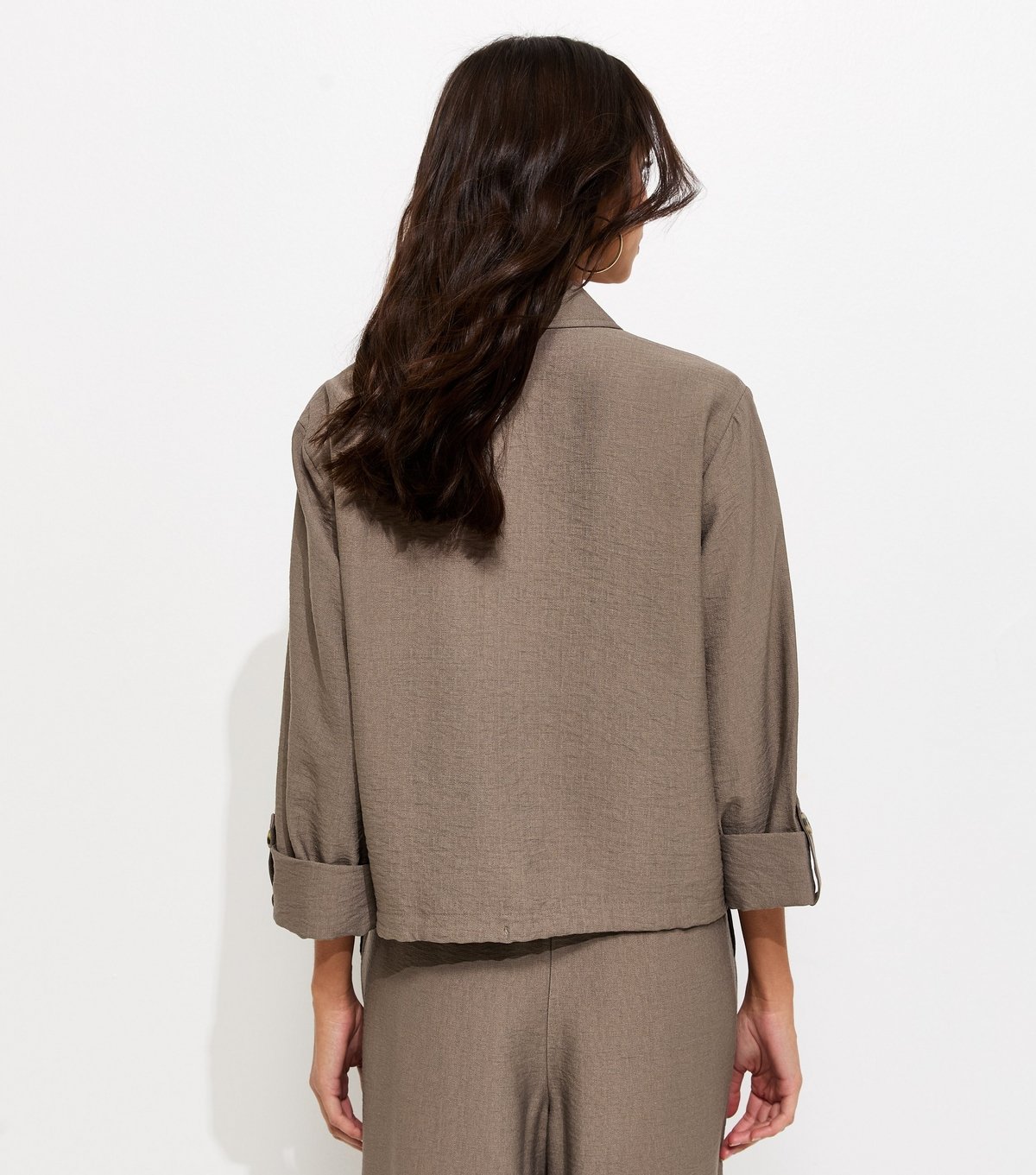 New Look Women's Brown Flap Pocket Shirt New Look - 4