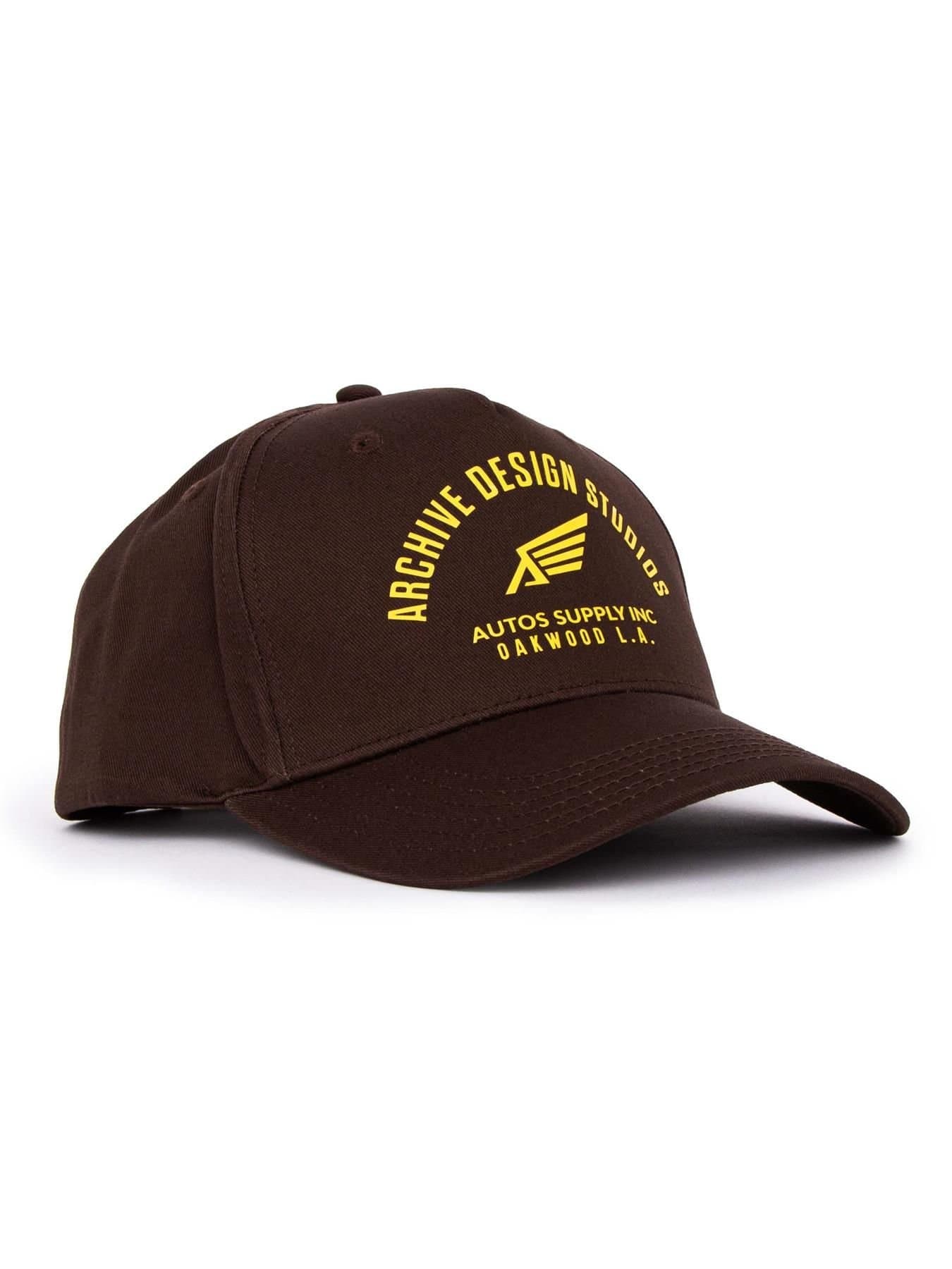 Archive Design Studio Archive Design Studio Men's Oakwood Cap in Brown